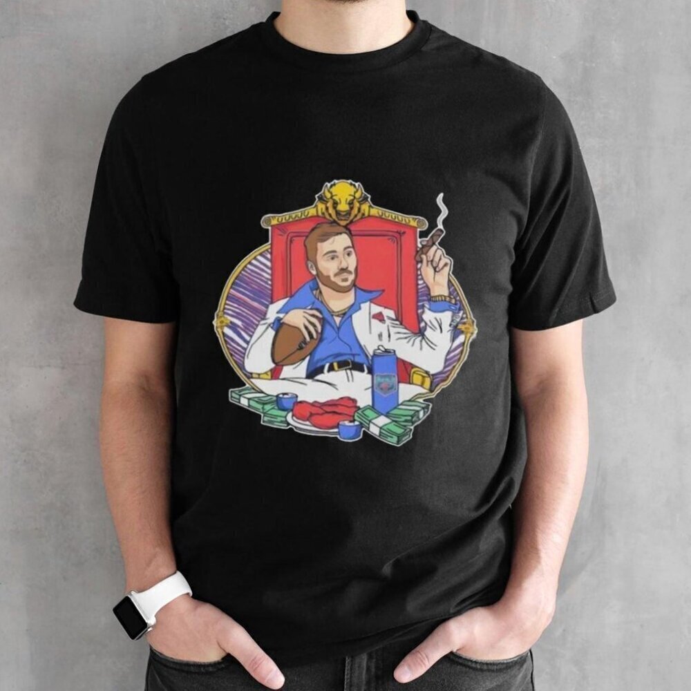 The Wing Is Yours JA17 Josh Allen Buffalo Football Fan Graphic Sports T-Shirt